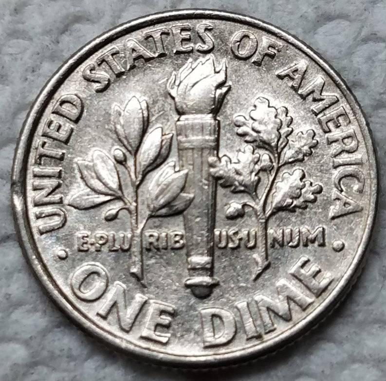 2000-P-Roosevelt-Dime-Struck-Through-And-Attached-On-Obverse?